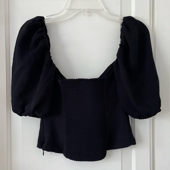 Aritzia Novella Short Sleeve Blouse - Picture 4 of 5